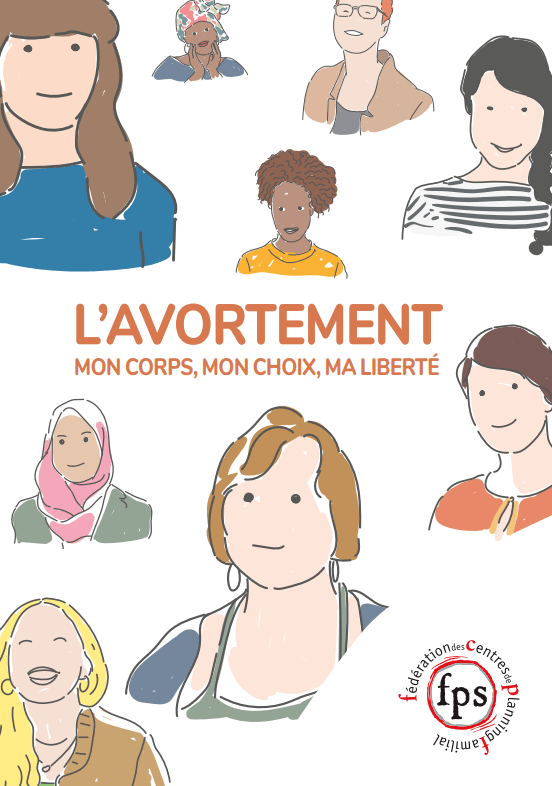 image illustrant la brochure l'avortement donnant des informations claires, fiables et pratiques sur l'interruption volontaire de grossesse