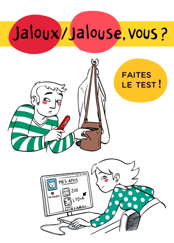 image illustrant le dépliant sous forme de quizz jaloux-jalouse