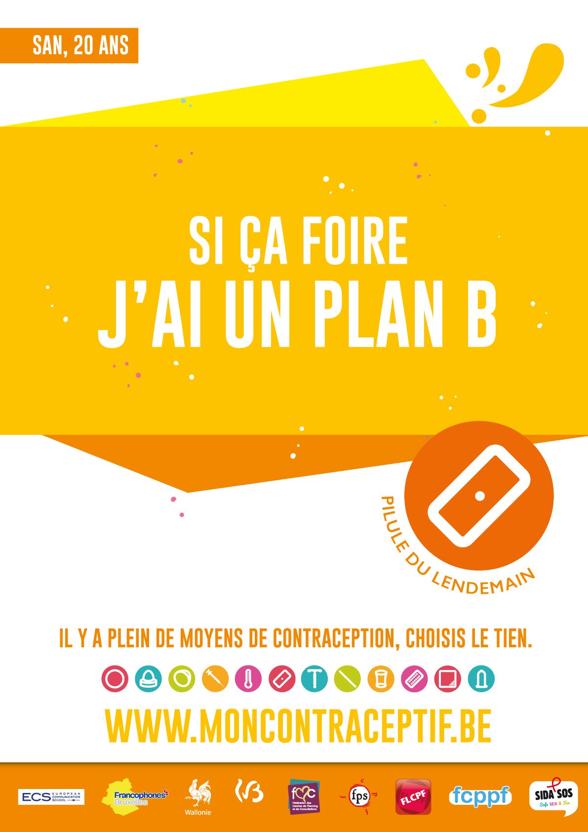 Affiche - Si ça foire, j'ai un plan B - Sofelia