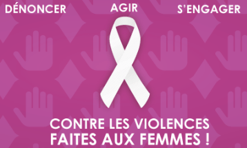 Image illustrant l'article en lien avec la campagne ruban blanc et les violences faites aux femmes (25 novembre, journée internationale de lutte contre les violences faites aux femmes et aux filles)