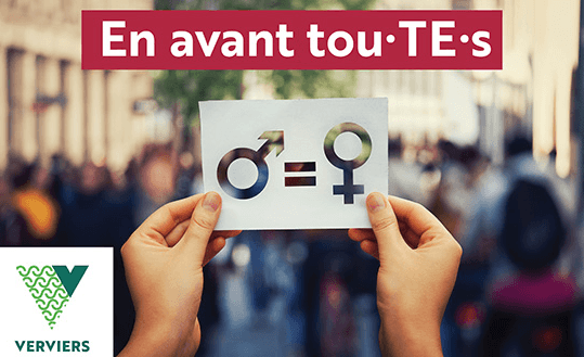 Image illustrant la présence du Centre de Planning familial Soralia de Verviers le 7 mars 2020 au centre culturel de Verviers dans le cadre de la journée internationale de lutte pour les droits des femmes