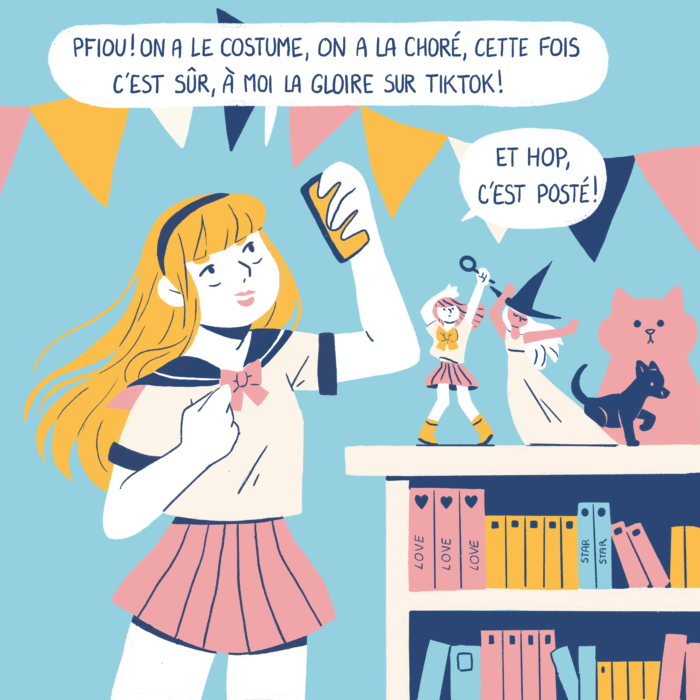 Harcèlement sexiste en ligne planche BD stratégies victimes