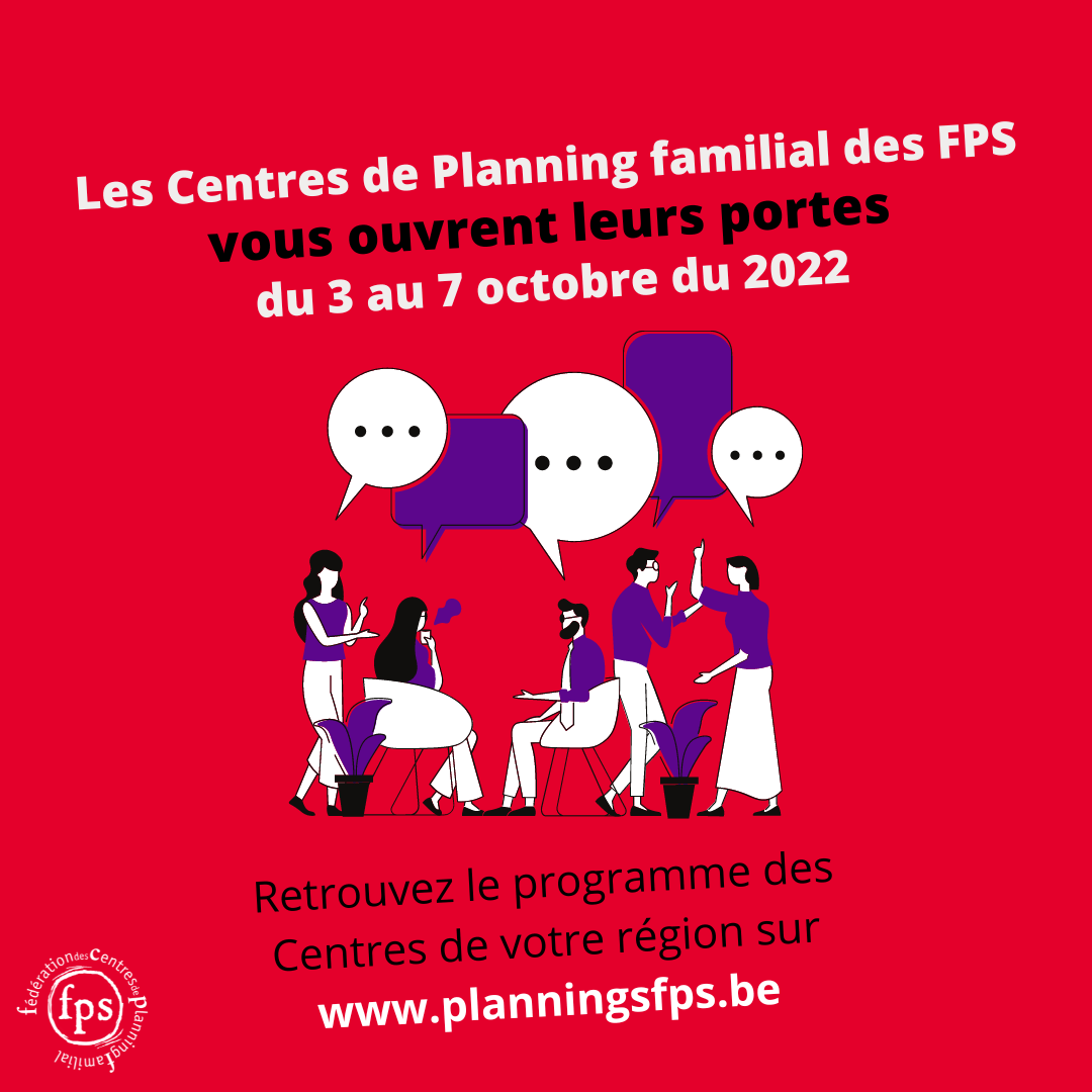 image illustrant les journées portes ouvertes des centres de planning familial des Soralia en 2022