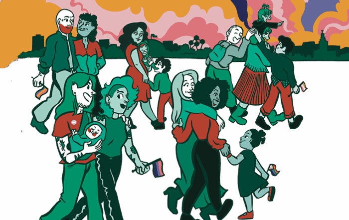image illustrant l'événement organisé par La ligue des familles le 7 juin intitulé "Festival familles Arc-en-Ciel"
