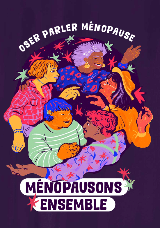 Brochure "Ménopausons ensemble. Oser parler ménopause."